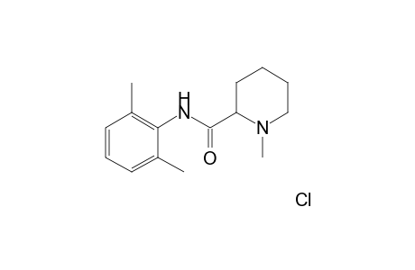 2-Piperidinecarboxamide, N-(2,6-dimethylphenyl)-1-methyl-, monohydrochloride