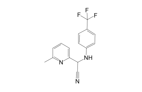 2-(6-Methylpyridin-2-yl)-2-(4-(trifluoromethyl)phenylamino)acetonitrile