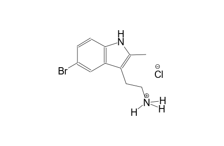 1H-indole-3-ethanaminium, 5-bromo-2-methyl-, chloride