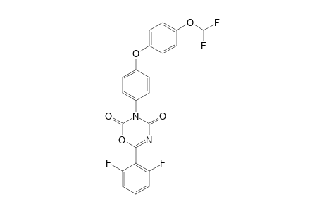 2H-1,3,5-Oxadiazine-2,4(3H)-dione, 3-[4-[4-(difluoromethoxy)phenoxy]phenyl]-6-(2,6-difluorophenyl)-