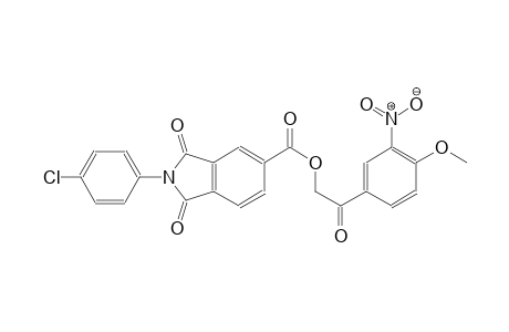 1H-isoindole-5-carboxylic acid, 2-(4-chlorophenyl)-2,3-dihydro-1,3-dioxo-, 2-(4-methoxy-3-nitrophenyl)-2-oxoethyl ester