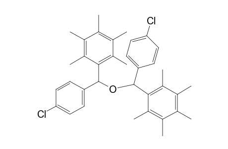 BIS[(p-CHLOROPHENYL)(PENTAMETHYLPHENYL)METHYL]ETHER