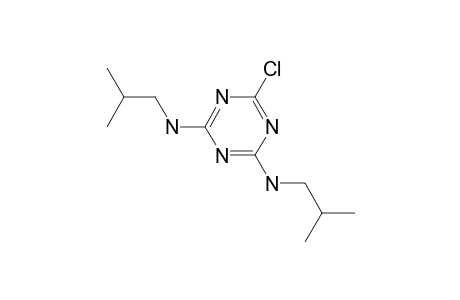 N-[4-Chloro-6-[(2-methylpropyl)amino]-1,3,5-triazin-2-yl]-N-(2-methylpropyl)amine