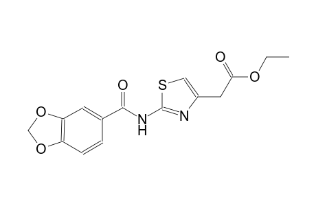 ethyl {2-[(1,3-benzodioxol-5-ylcarbonyl)amino]-1,3-thiazol-4-yl}acetate