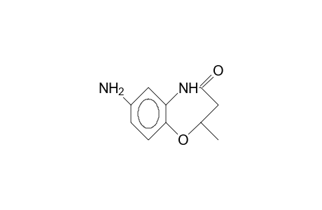 2-Amino-6-methyl-6,7-dihydro-9H-5-oxa-9-azabenzocyclohepten-8-one