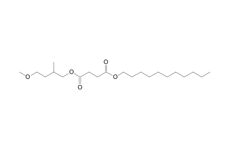 Succinic acid, 4-methoxy-2-methylbutyl undecyl ester