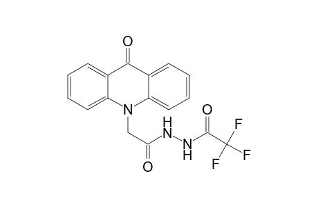 2,2,2-Trifluoro-N'-[(9-oxo-10(9H)-acridinyl)acetyl]acetohydrazide