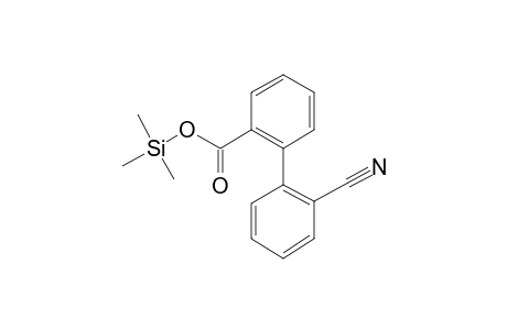 2'-Cyano[1,1'-biphenyl]-2-carboxylic acid, trimethylsilyl ester