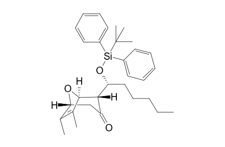 (1S,2R,5R)-2-((R)-1-(tert-Butyldiphenylsiloxy)hexyl)-6,7-dimethyl-8-oxabicyclo[3.2.1]oct-6-en-3-one