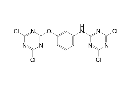 N-[(Dichloro-s-triazinyl)]-3-[(2',6'-dichloro-1',3',5'-triazin-2'-yl)oxy]-aniline