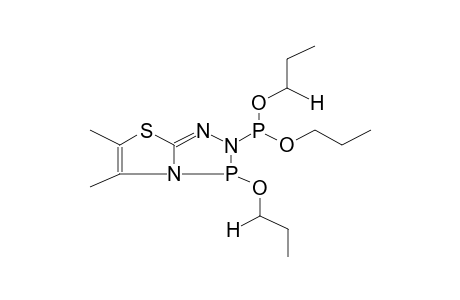 2-(DIPROPOXYPHOSPHINO)-3-PROPOXY-5,6-DIMETHYLTHIAZOLO[2,3-D]-1,2-DIHYDRO-1,2,4,3-TRIAZAPHOSPHOLE
