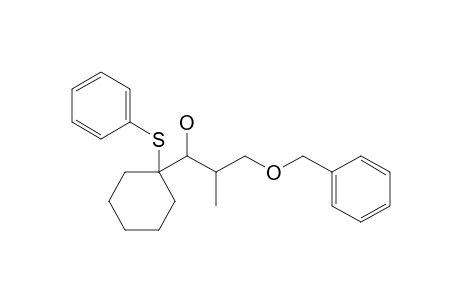 (1rs,2rs)-3-Benzyloxy-1-[1'-(phenylsulfanyl)cyclohexyl]-2-methylpropanol