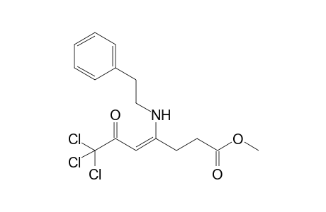 METHYL-7,7,7-TRICHLORO-4-PHENETHYLAMINO-6-OXO-4-HEPTENOATE