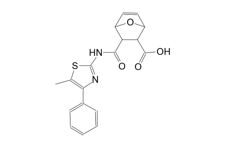 3-{[(5-methyl-4-phenyl-1,3-thiazol-2-yl)amino]carbonyl}-7-oxabicyclo[2.2.1]hept-5-ene-2-carboxylic acid