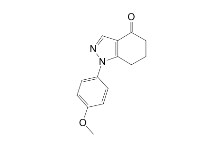 4H-indazol-4-one, 1,5,6,7-tetrahydro-1-(4-methoxyphenyl)-