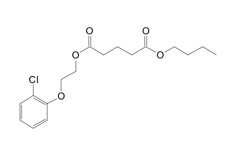 Glutaric acid, butyl 2-(2-chlorophenoxy)ethyl ester