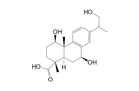 1-BETA,7-BETA,16-TRIHYDROXY-DHA;1-BETA,7-BETA,16-TRIHYDROXYDEHYDROABIETIC_ACID