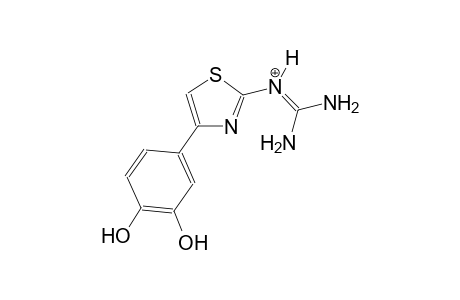 N-(diaminomethylene)-4-(3,4-dihydroxyphenyl)-1,3-thiazol-2-aminium