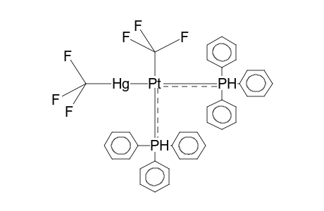 CIS-BIS(TRIPHENYLPHOSPHINE)TRIFLUOROMETHYL(TRIFLUOROMETHYLMERCURY)PLATINA