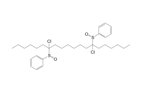 7,14-Dichloro-7,14-di(phenylsulfinyl)eicosane