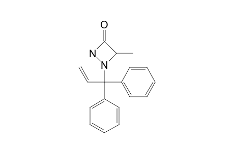 1-(1,1-Diphenylprop-2-en-1-yl)-4-methyl-1,2-diazetidin-3-one