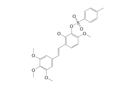 (E)-(3,4,5-TRIMETHOXY)-(2'-HYDROXY-3'-[PARA-TOLUENESULFONYLOXY])-STILBENE;MINOR_ISOMER