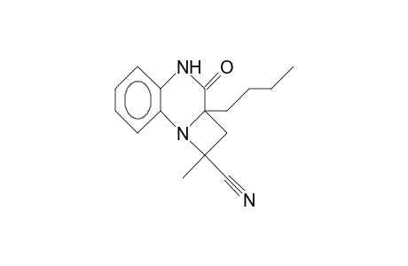 3-Butyl-3,4-(2-cyano-2-methyl)-ethano-3,4-dihydro-quinoxalin-2-one