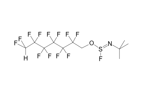 O-(1,1,7-TRIHYDROPERFLUOROHEPTYL)-N-TERT-BUTYLIMINOSULPHUROUS ACID,FLUOROANHYDRIDE