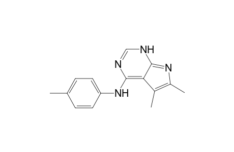 N-PHENYL-4',5,6-TRIMETHYL-7H-PYRROLO-[2,3-D]-PYRIMIDINE-4-AMINE