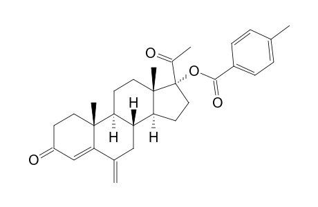 6-METHYLENE-17-ALPHA-TOLUOYLOXY-PREGN-4-ENE-3,20-DIONE