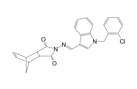 4-({(E)-[1-(2-chlorobenzyl)-1H-indol-3-yl]methylidene}amino)-4-azatricyclo[5.2.1.0~2,6~]dec-8-ene-3,5-dione