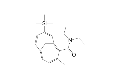 N,N-diethyl-8-methyl-4-trimethylsilyl-7-bicyclo[4.4.1]undeca-1,3,5,7,9-pentaenecarboxamide