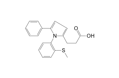 3-[1-(2-Methylsulfanyl-phenyl)-5-phenyl-1H-pyrrol-2-yl]-propionic acid