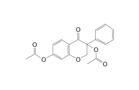 3,7-Diacetoxy-3-phenyl-4-chromanone