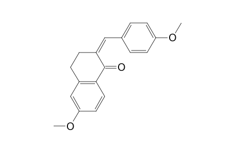 (2Z)-6-Methoxy-2-(4-methoxybenzylidene)-3,4-dihydro-1(2H)-naphthalenone