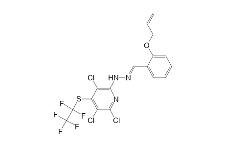 2-(allyloxy)benzaldehyde {3,5,6-trichloro-4-[(1,1,2,2,2-pentafluoroethyl)sulfanyl]-2-pyridinyl}hydrazone