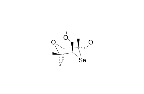 2-EXO-(METHOXYMETHYL)-1,4-DIMETHYL-8-OXA-3-SELENA-BICYClO-[3.2.1]-OCTAN-4-ENDO-METHANOL