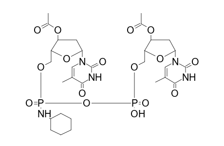 p-Cyclohexylamido-p,p'-bis(3'-o-acetyldeoxythymidin-5'-yl)pyrophosphate (diastereomer 2)