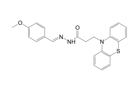 10-phenothiazinepropionic acid, (p-methoxybenzylidene)hydrazide