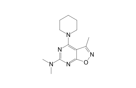 6-Dimethylamino-3-methyl-4-piperidineisoxazolo[5.4-d]pyrimidine