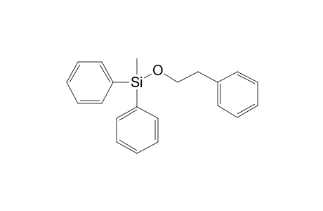 1-Phenyl-2-diphenyl(methyl)silyloxyethane