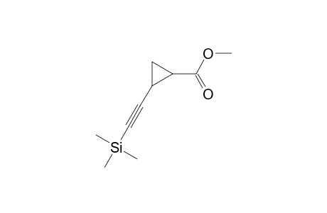 2-(2-trimethylsilylethynyl)-1-cyclopropanecarboxylic acid methyl ester