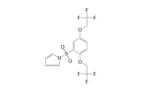 1-{[2,5-bis(2,2,2-trifluoroethoxy)phenyl]sulfonyl}pyrrole