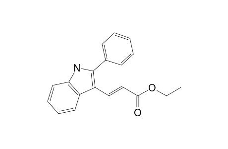 (E)-Ethyl 3-(2-phenylindol-3-yl)prop-2-enoate