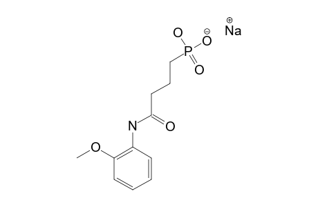 SODIUM-HYDROGEN-3-(2-METHOXYPHENYLCARBAMOYL)-PROPYLPHOSPONATE