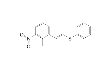 (E,Z)-2-Methyl-3-nitro-1-[2-(phenylthio)ethenyl]benzene