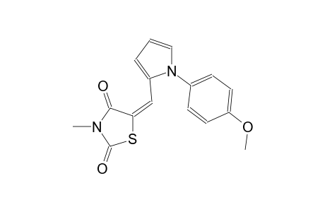 (5E)-5-{[1-(4-methoxyphenyl)-1H-pyrrol-2-yl]methylene}-3-methyl-1,3-thiazolidine-2,4-dione
