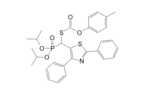 O-[2,4-Diphenyli-1,3-thiazol-5-yl(diisopropylphosphoryl)methyl] O p-tolyl thiocarbonate