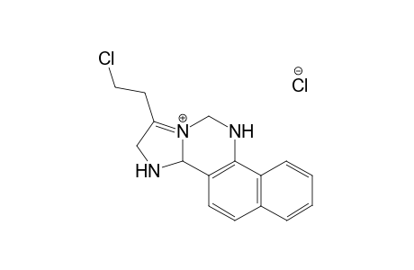 3-(2-Chloroethyl)-1,2,4,5-tetrahydrobenz[h]imidazo[1,2-c]quinazolinium Chloride