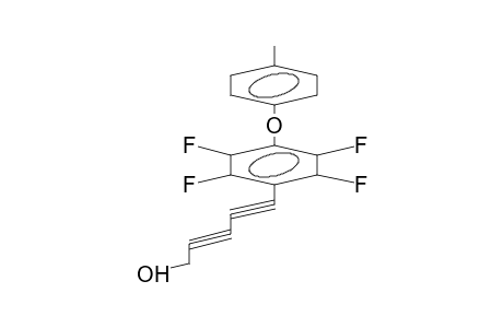 5-[para-(4-Methylphenoxy)tetrafluorophenyl]penta-2,4-diyn-1-ol